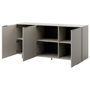 Canterbury - buffet bas - 3 portes - beige - 3 portes - 180 cm - Beige