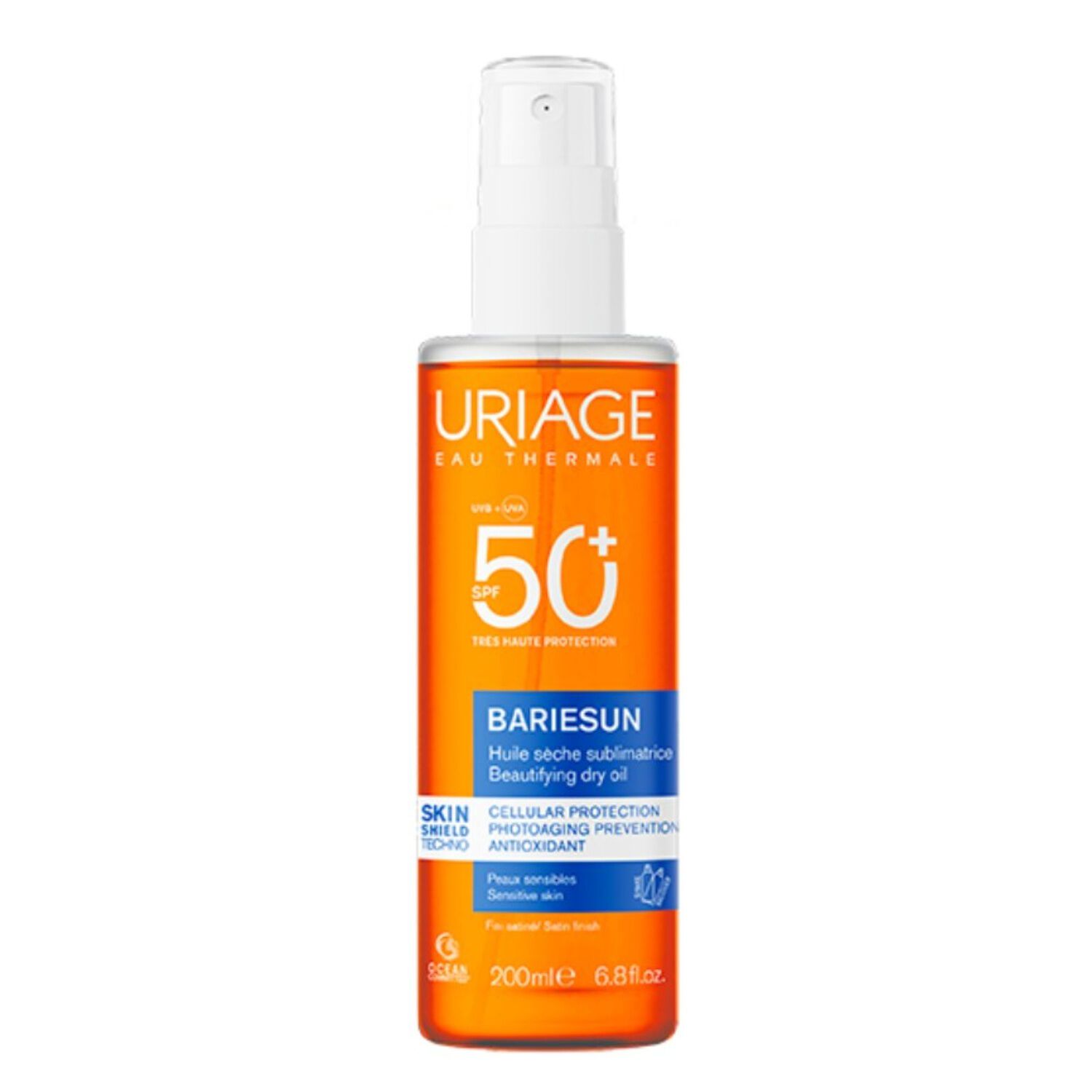 Bariesun SPF 50+ - Huile Sèche Sublimatrice 200 ml