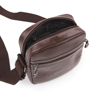 Bandolera Hombre Pu/Piel Lois Desert Marron