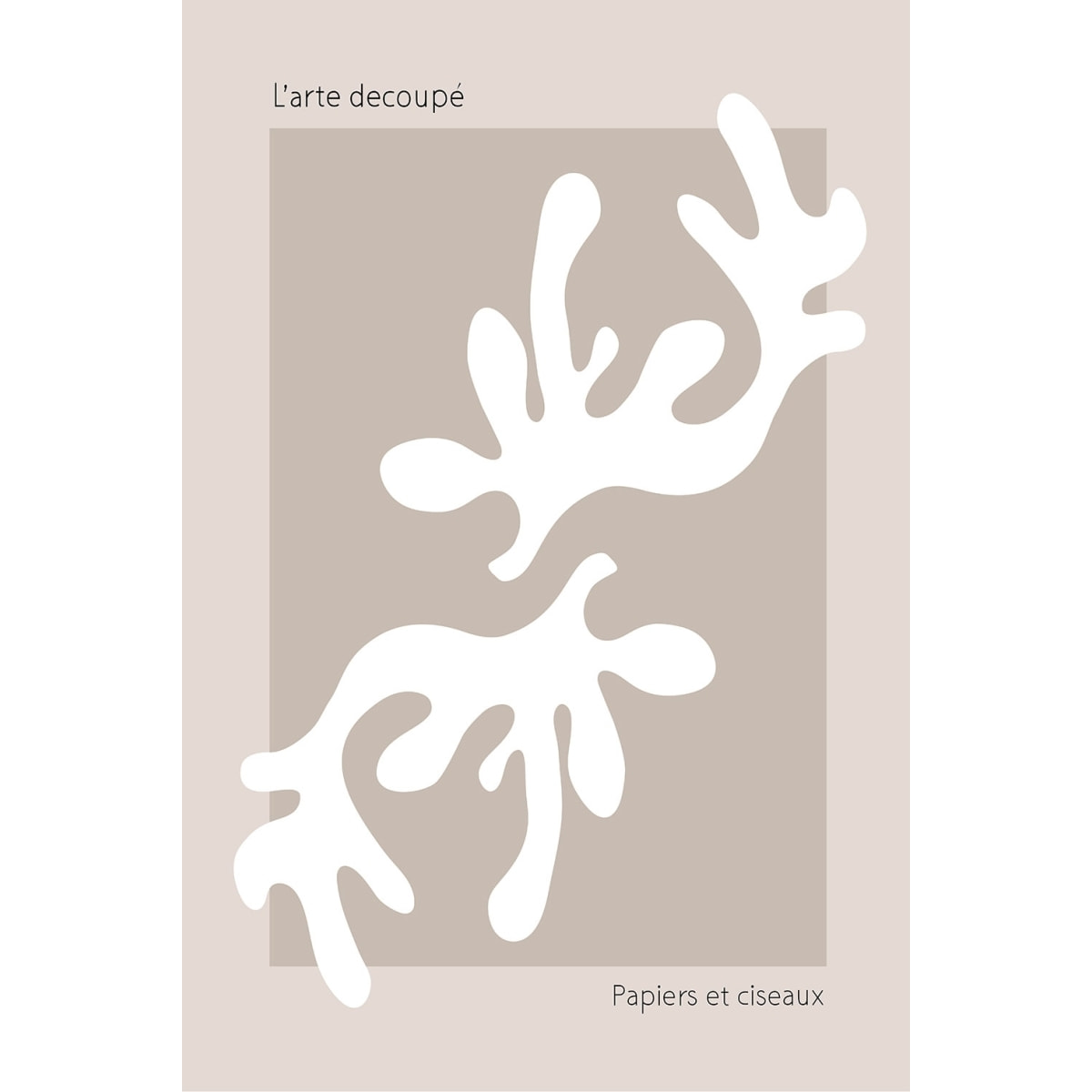 Tableau papiers et ciseaux Tableau plexiglas