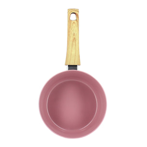 Casserole 20cm en aluminium recyclé lilas - tous feux COLORAMA