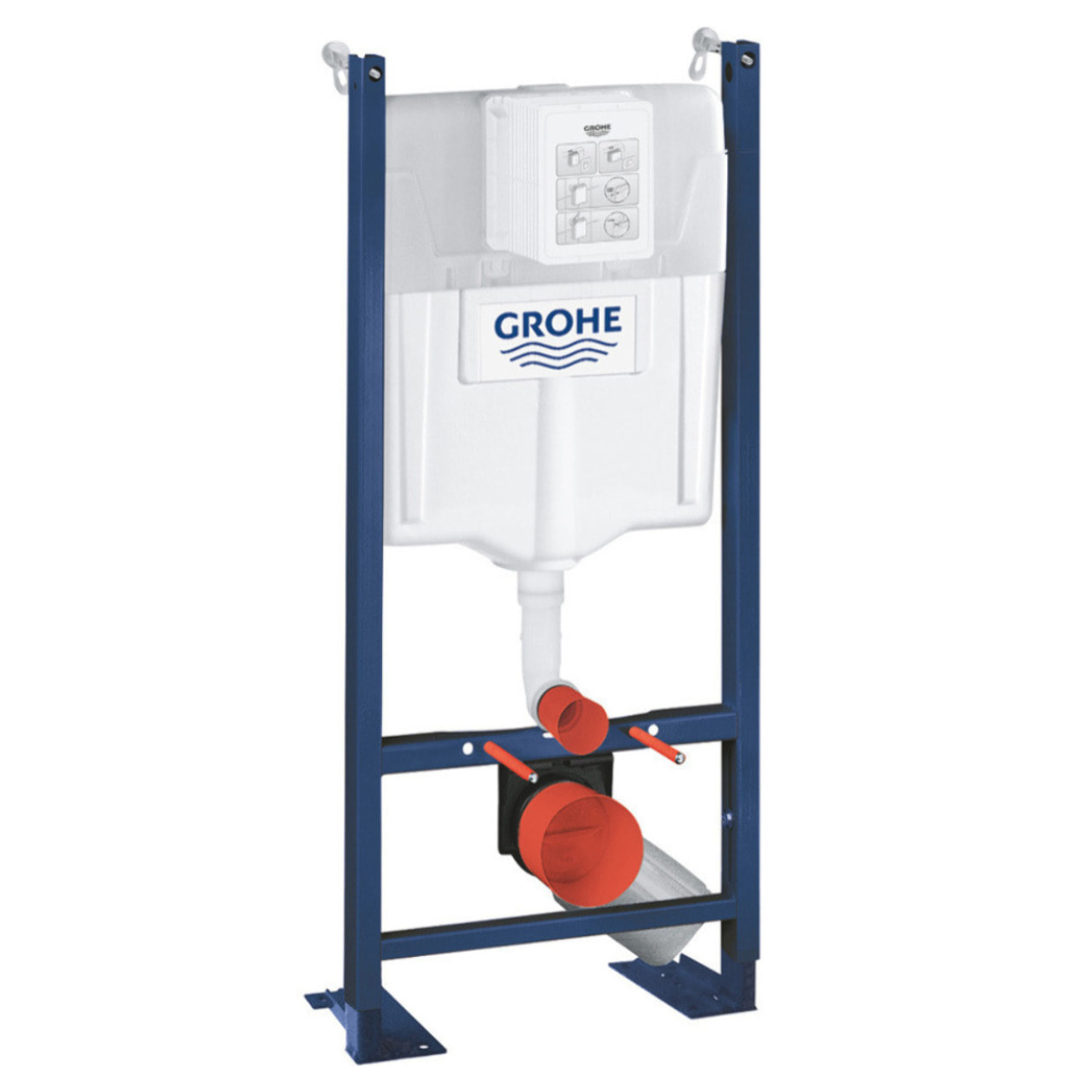 Pack WC Rapid SL autoportant + WC sans bride SAT Brevis + Abattant ultra-fin softclose Plaque blanche