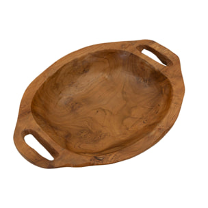 S/TASCHE WAN IN TEAK RICICLATO CM 37X26,5X7 (PEZZI UNICI - NON RIP. IN SERIE)