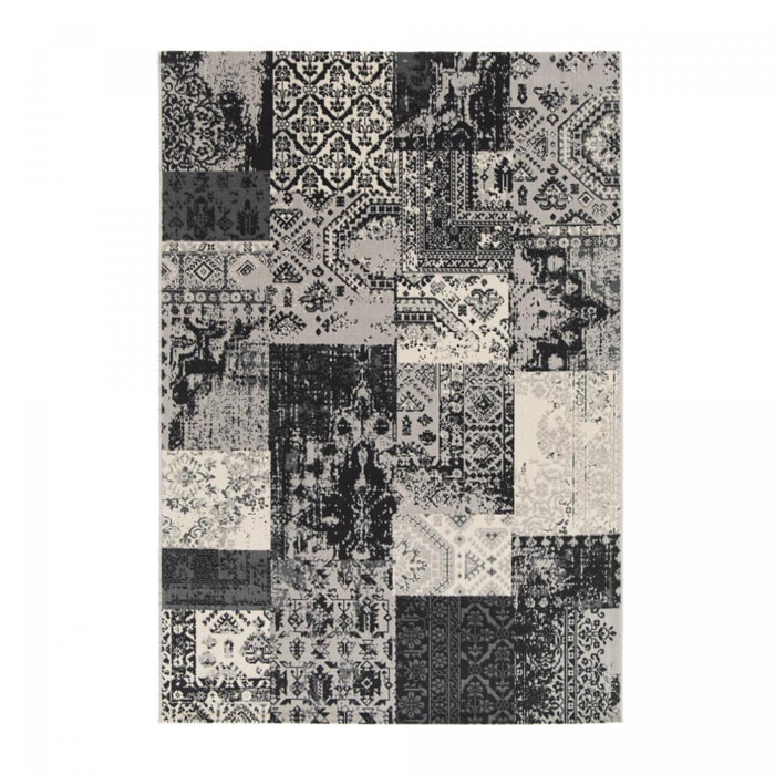 Tapis salon et chambre tissé motif géométrique NADA