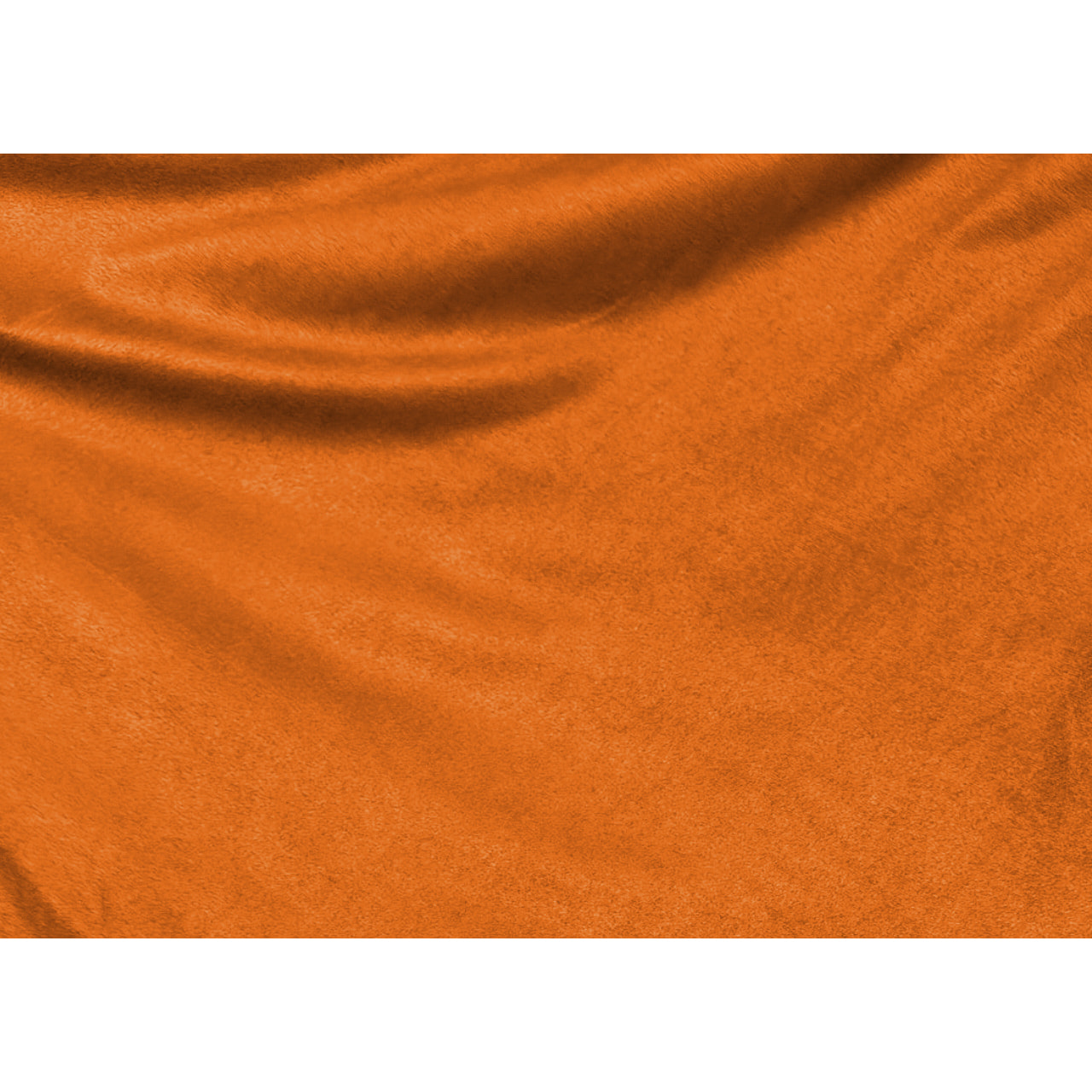 Vestiletto Giroletto Effetto Velluto Estensibile Tinta Unita Matrimoniale Perfetto Arancio