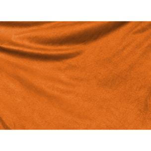 Vestiletto Giroletto Effetto Velluto Estensibile Tinta Unita Matrimoniale Perfetto Arancio