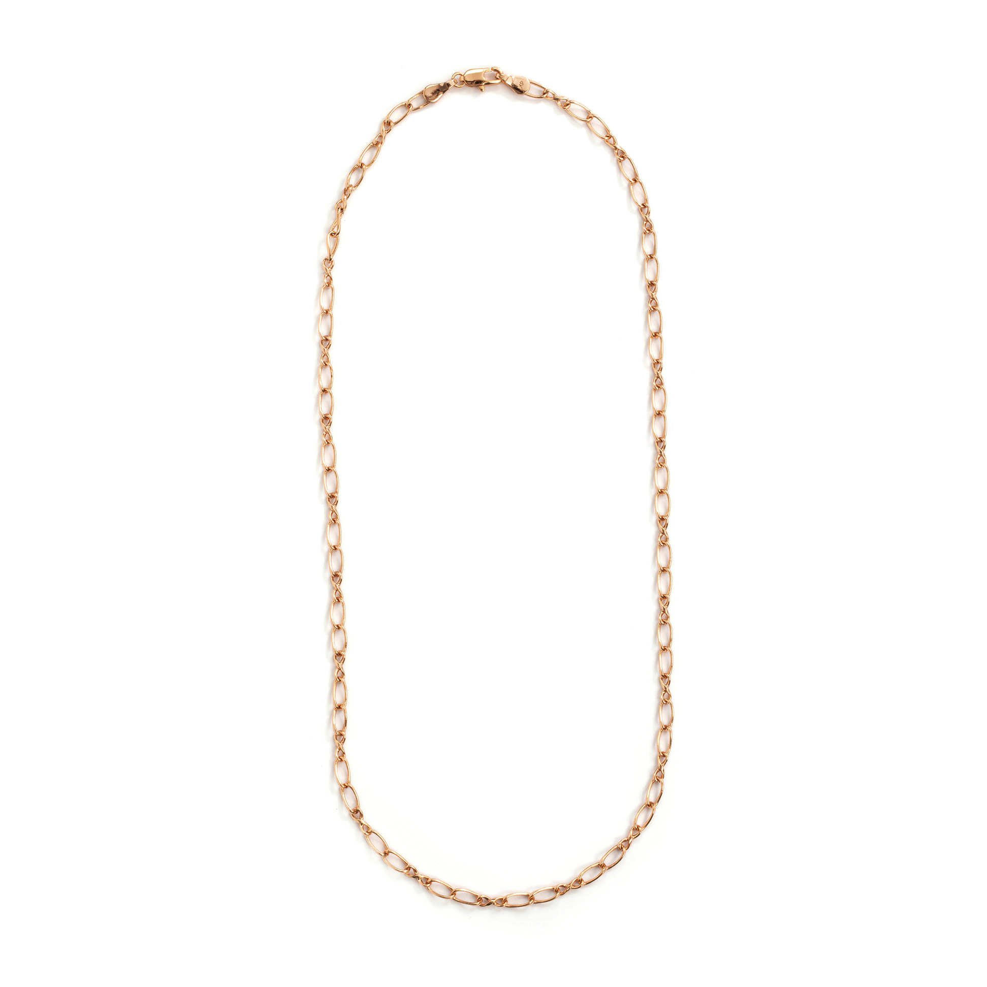 Collar Gula acabado oro rosa 18k