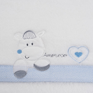 Triptico Coche Coralina Mod Corazon Amoroso Bco/Azul