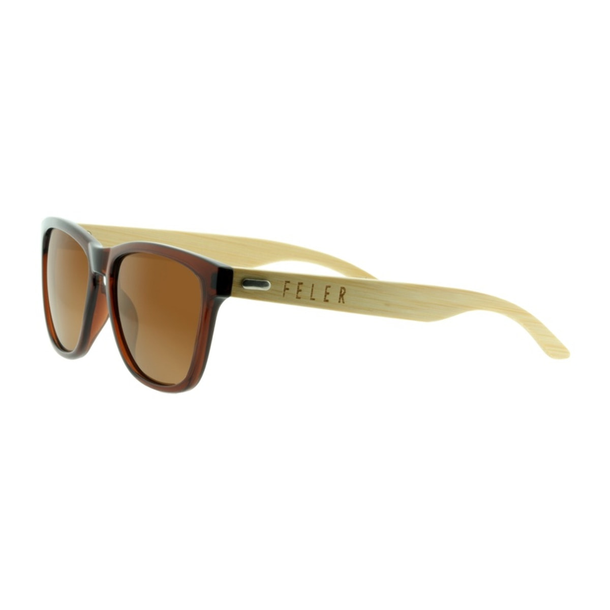 Gafas de Sol Feler B1039-2 - BROWN de Madera Unisex 50 mm