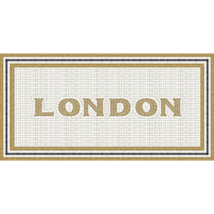 Alfombras vinílicas de Ceramiko - Mosaico romano "London"