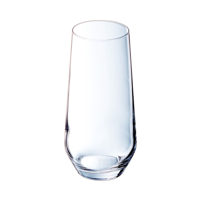 6 verres à eau 45cl Ultime - Cristal d'Arques - Verre ultra transparent moderne