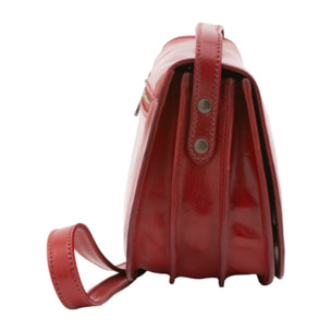 Borsa a tracolla da donna - Modello False - Vera pelle - 24.0 x 17.0 x 11.0 cm
