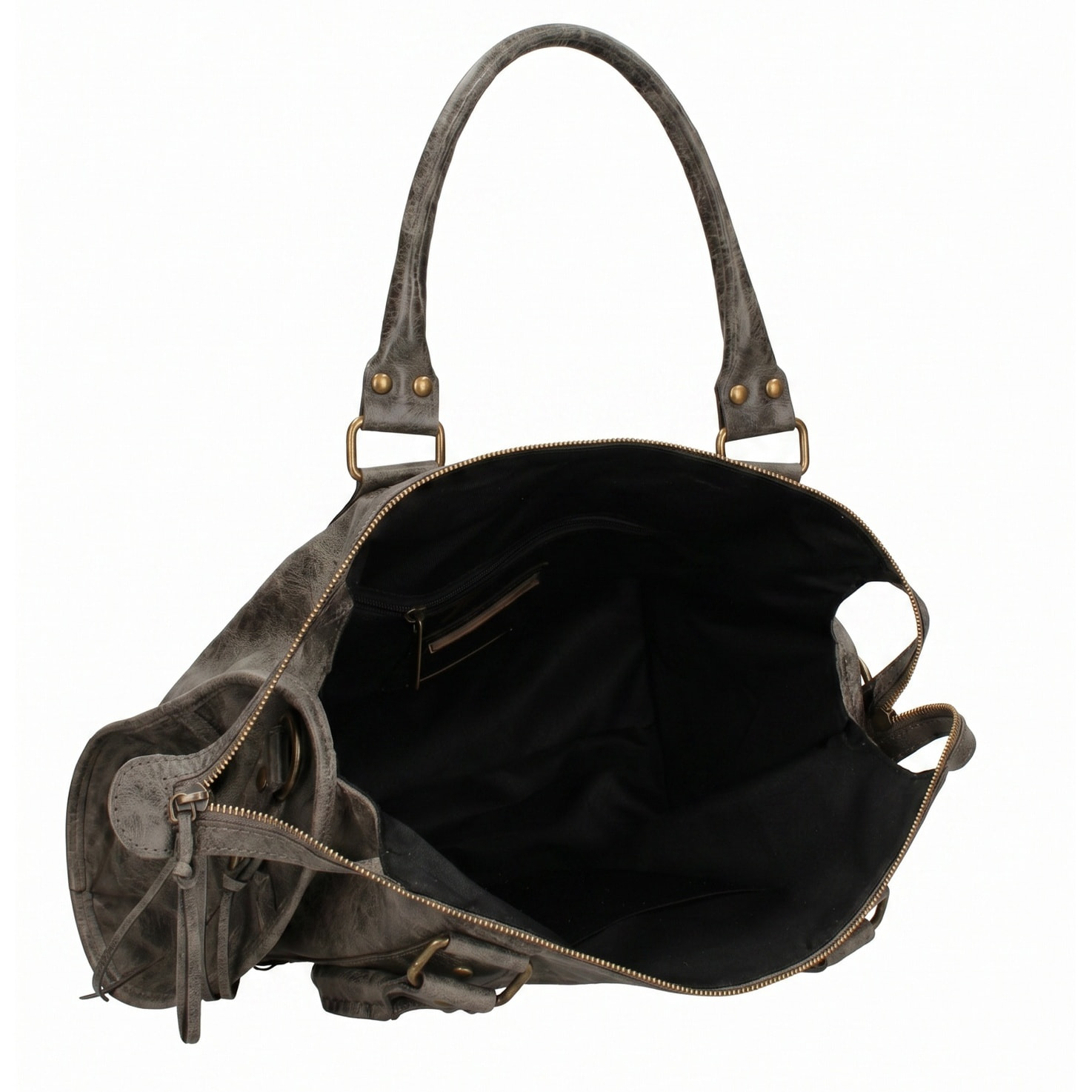 Borsa a spalla da donna - Modello Clara - Vera pelle - 41.0 x 28.0 x 13.0 cm