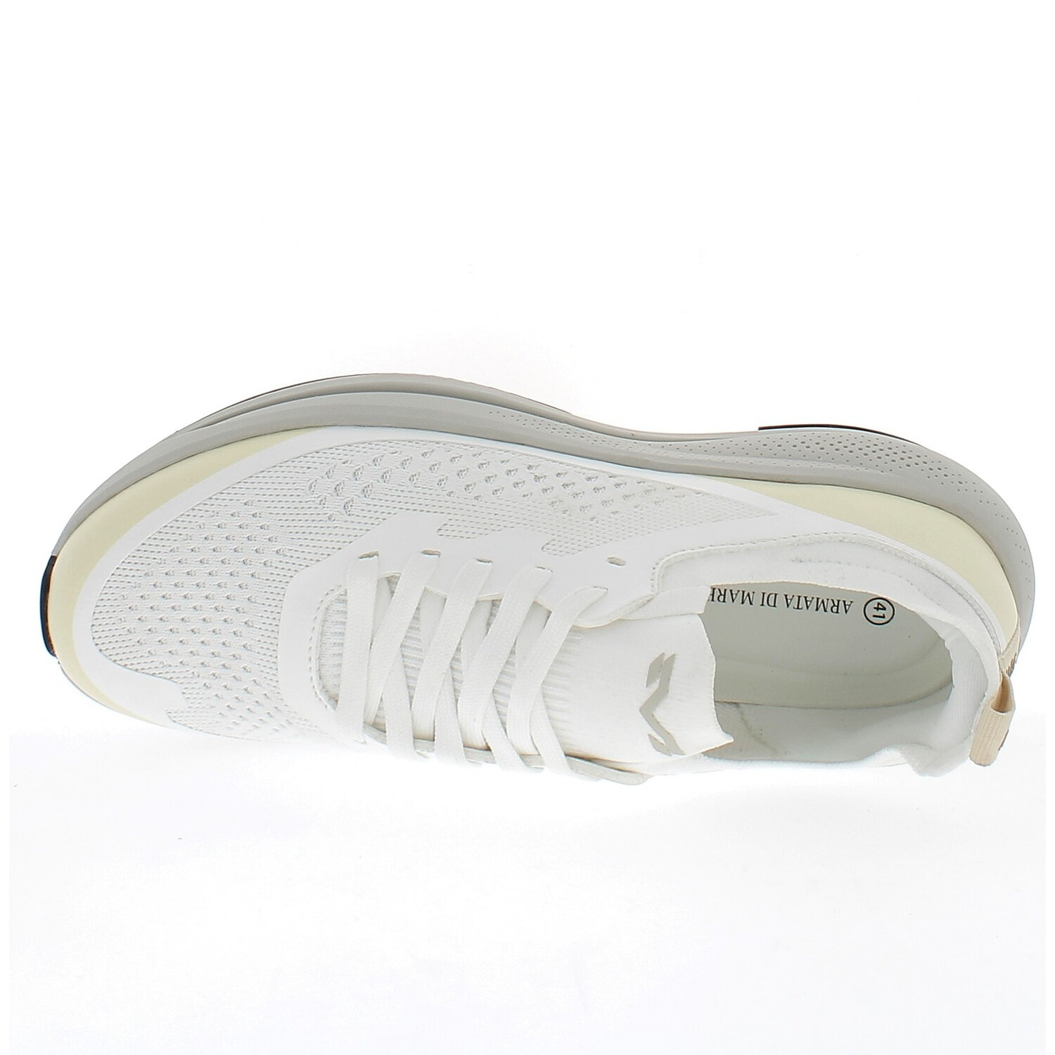 Armata di Mare Scarpe Uomo Sneakers Casual Stringate con Soletta Rimovibile in Memory Foam AMU 1N952 Off White