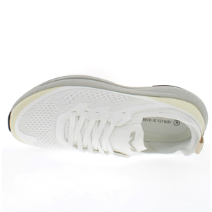 Armata di Mare Scarpe Uomo Sneakers Casual Stringate con Soletta Rimovibile in Memory Foam AMU 1N952 Off White