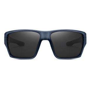 Gafas de sol PALO ALTO SKATE - Azul mate transparente / Polarizada ahumada
