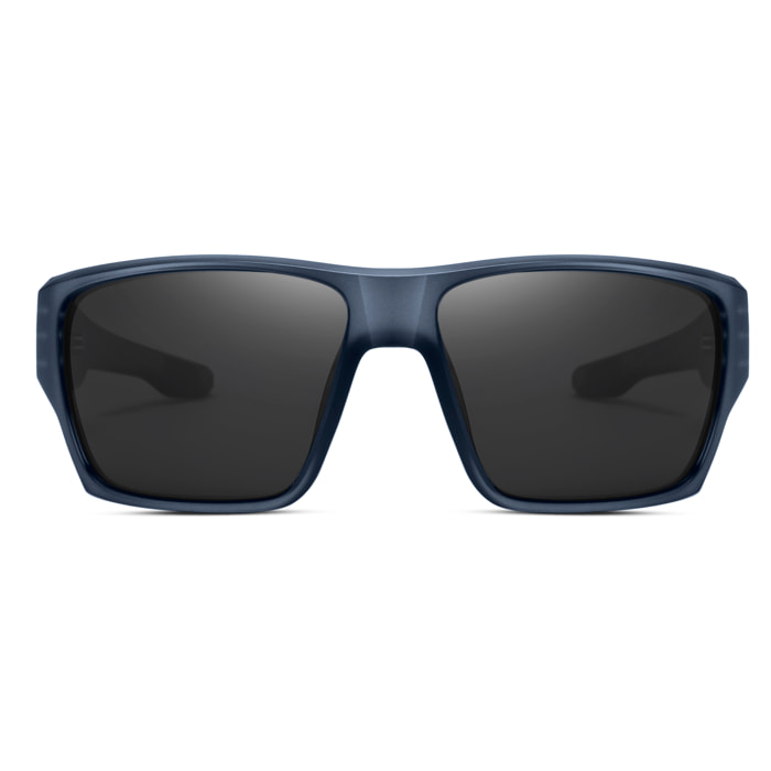 Gafas de sol PALO ALTO SKATE - Azul mate transparente / Polarizada ahumada