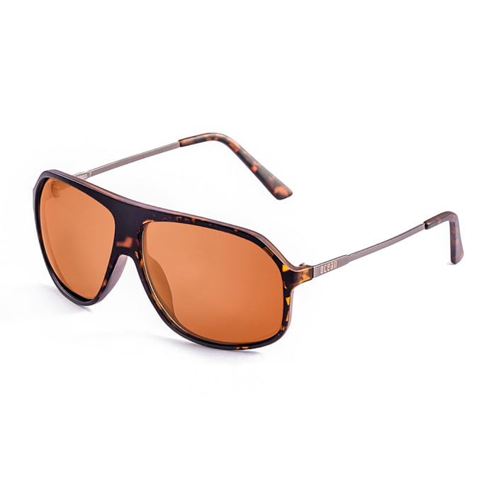 Gafas de sol PALO ALTO BROOKLYN - Marrón claro demi / Plana marrón