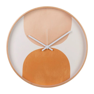 Reloj Pared Metal Blanco 40x4,5x40 Cm