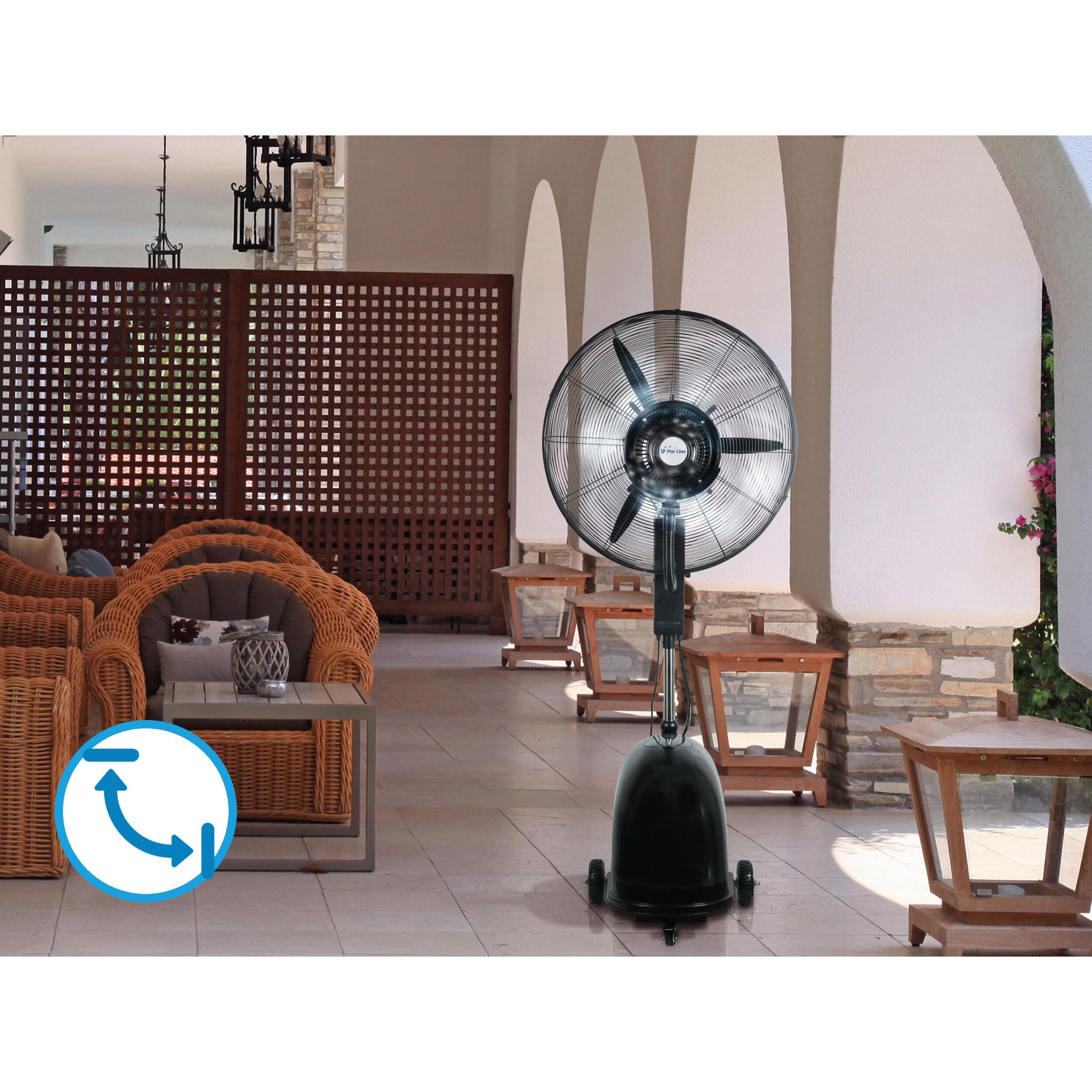 Ventilateur brumisateur à haut débit et réservoir de 49 L