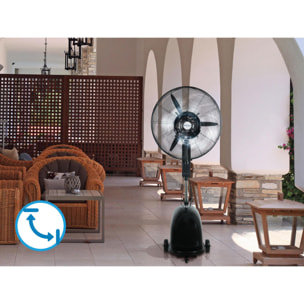 Ventilateur brumisateur à haut débit et réservoir de 49 L