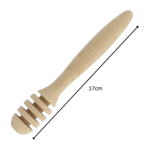 Set de 2 ustensiles de cuisine cuillère en bois pour le miel Fackelmann Boisselerie