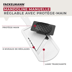 Mandoline professionnelle réglable jusqu'à 6 mm Fackelmann Handmade Tradition