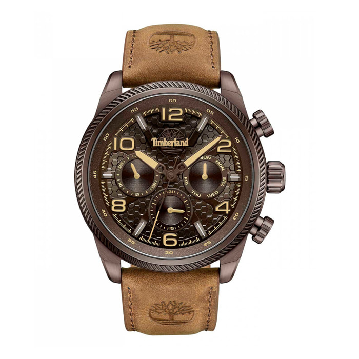 Reloj Timberland TDWGF0028706M Hombre Analogico Cuarzo con Correa de Cuero