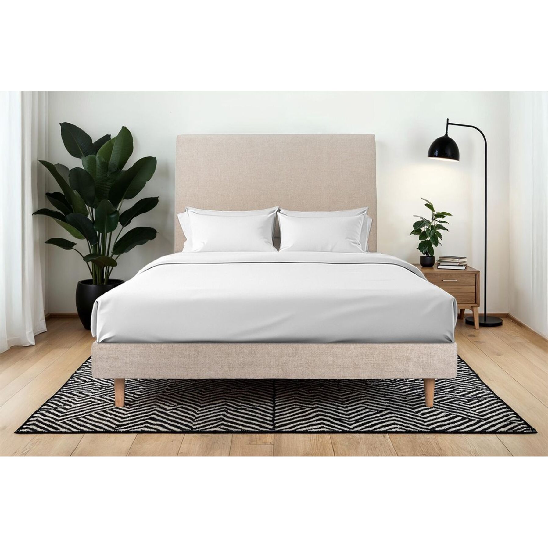 Sommier Kit Tissu Ep14 - pieds bois