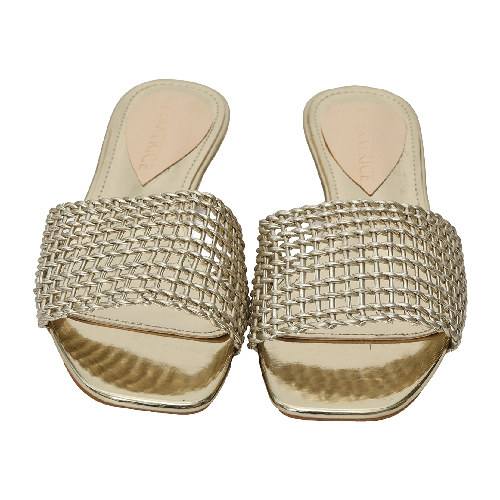 Ciabatta intreccio - tacco 3,5 cm