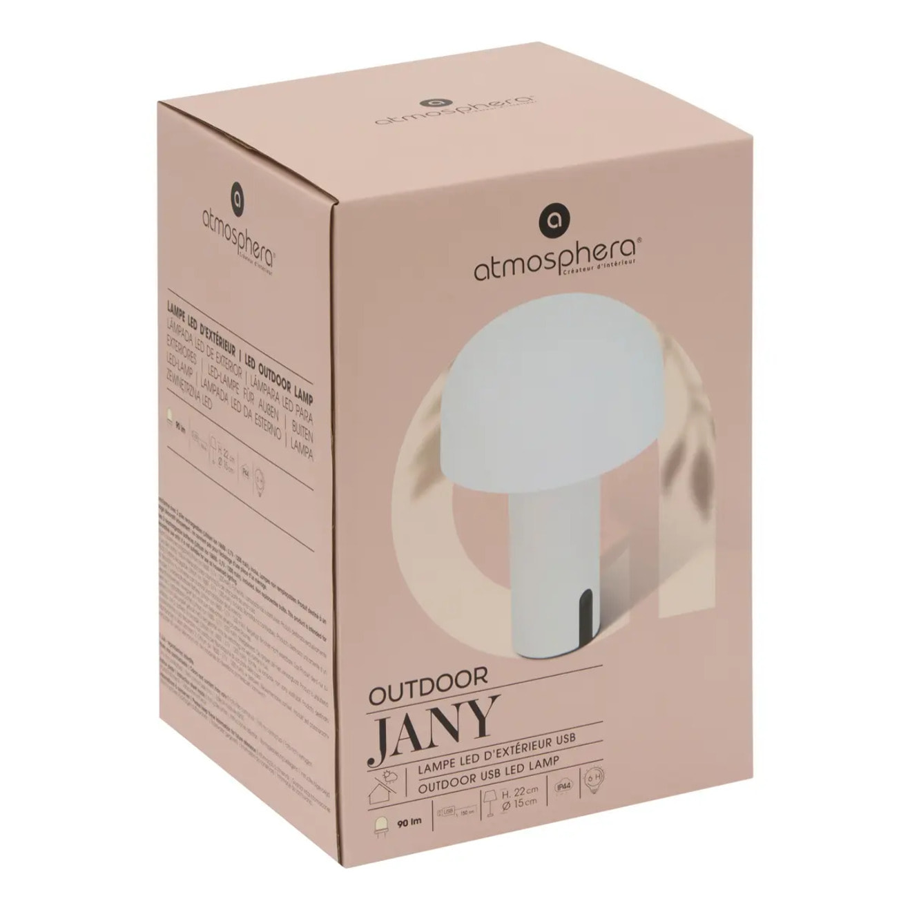 Lampe d'extérieur Jany 22x15cm argile