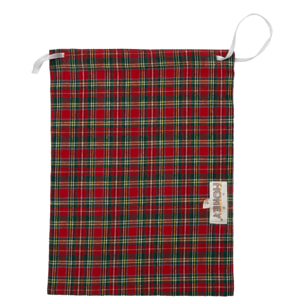 PACK Pigiama leggero mamma e bimba DONNA BAMBINA scozzese rosso