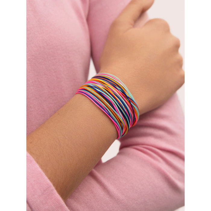 Pack 3 Pulseras Carla Rainbow Acero
