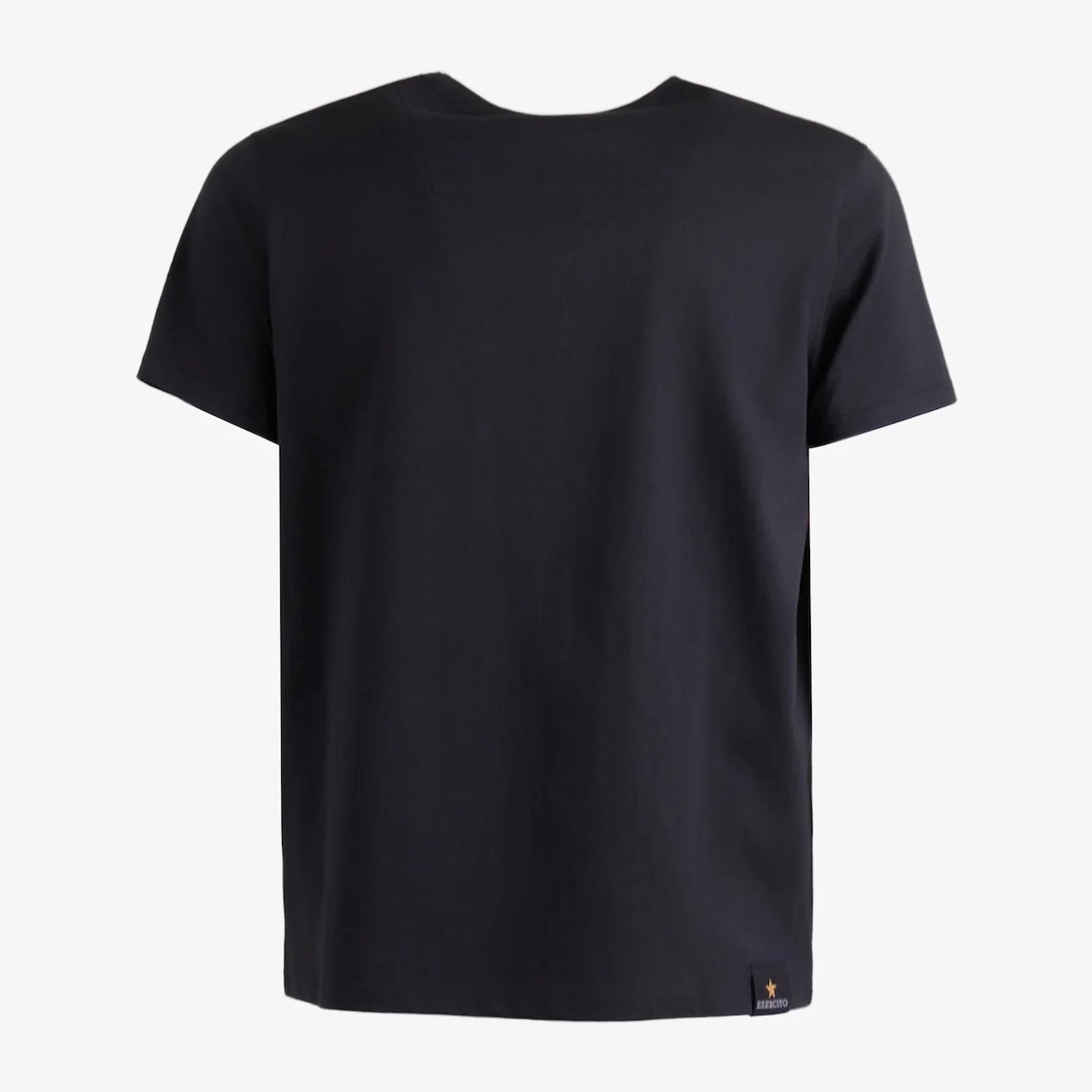 T-shirt Esercito nera in cotone uomo