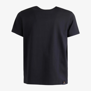 T-shirt Esercito nera in cotone uomo