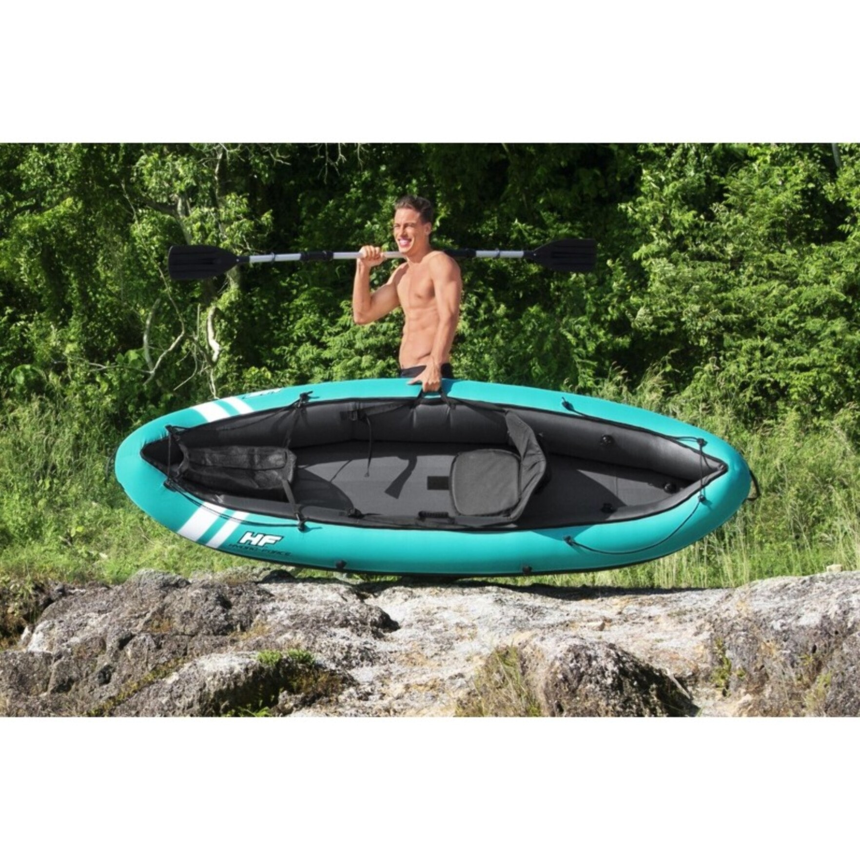 Bestway Kayak gonflable 1 place Ventura 280 x 86 cm