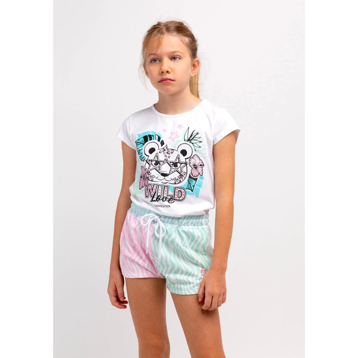 Conguitos - T-shirt a maniche corte casual stampata