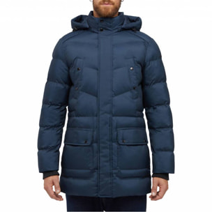 Abrigos Hombre de la marca GEOX  modelo M SANDFORD AZUL