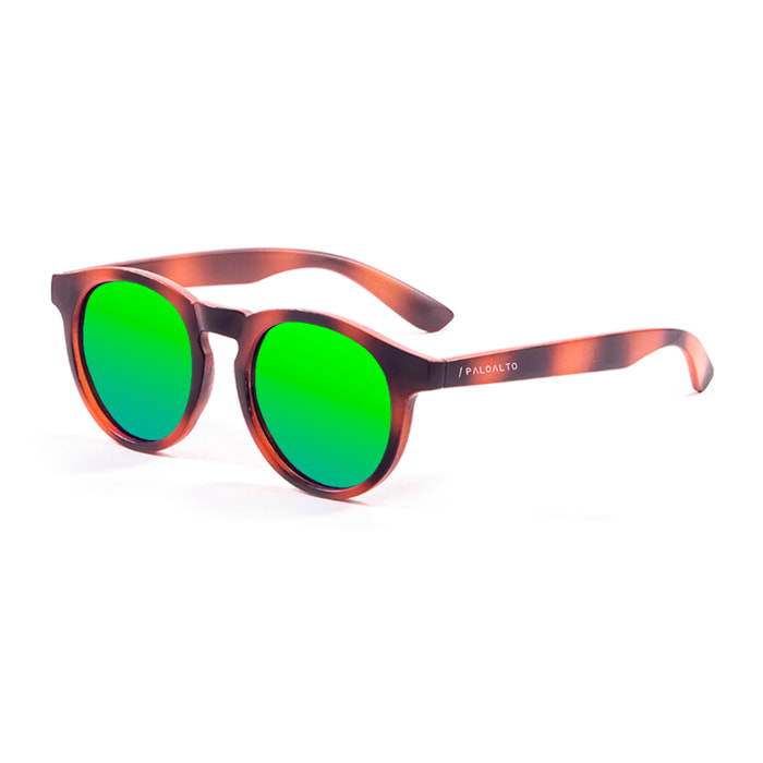 Gafas de sol PALO ALTO NEWPORT - Tiras verticales marrón / Revo verde