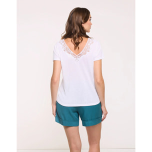 Camiseta Encaje Blanco - Olimper