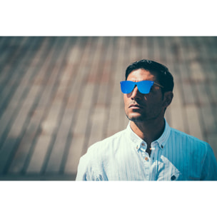 Gafas de sol PALO ALTO ARLES - Azul oscuro espacial / Azul oscuro espacial y patillas metálicas doradas
