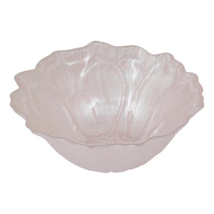 Coupelle en verre Fleur de rose