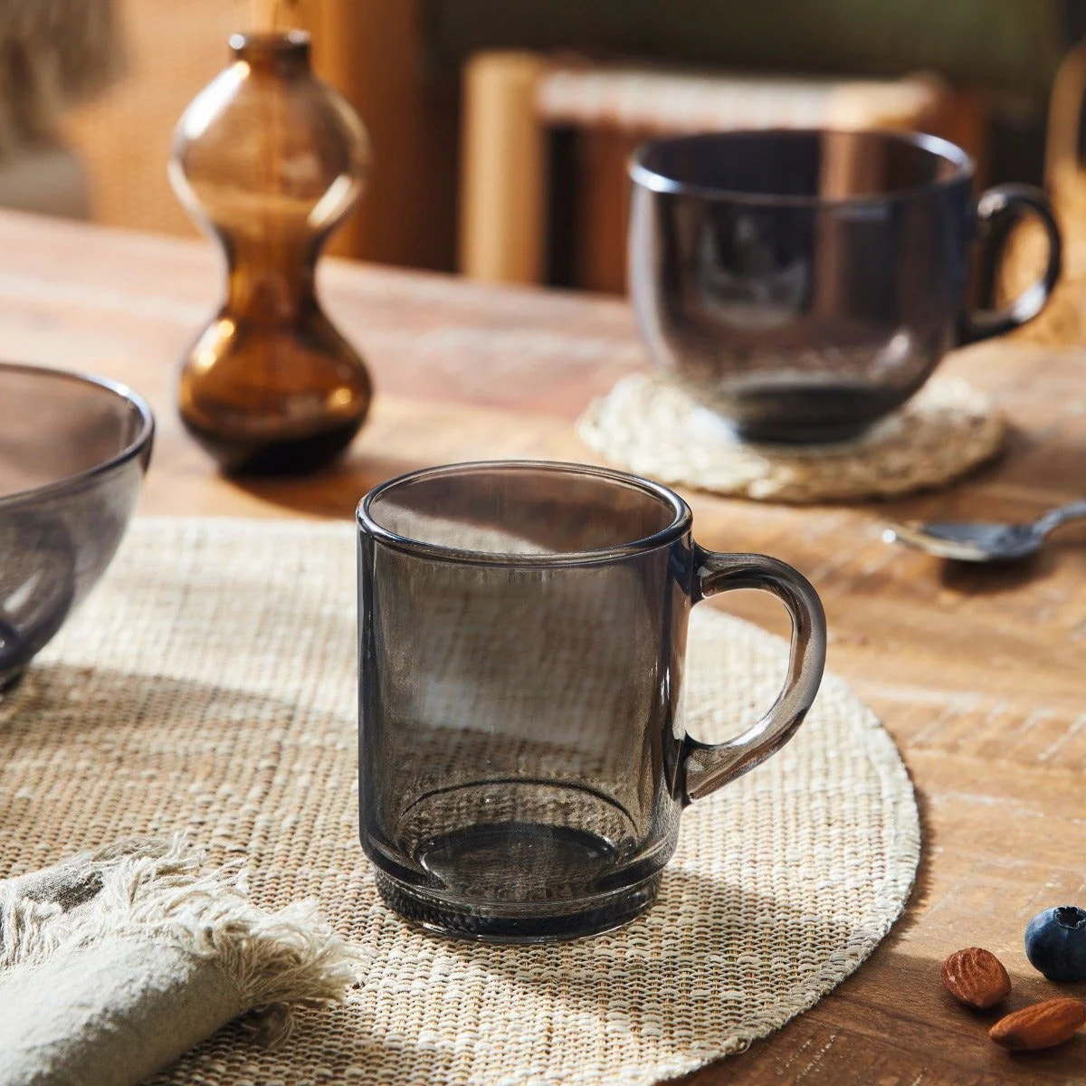 6 tazas 25 cl grises Alba - Luminarc