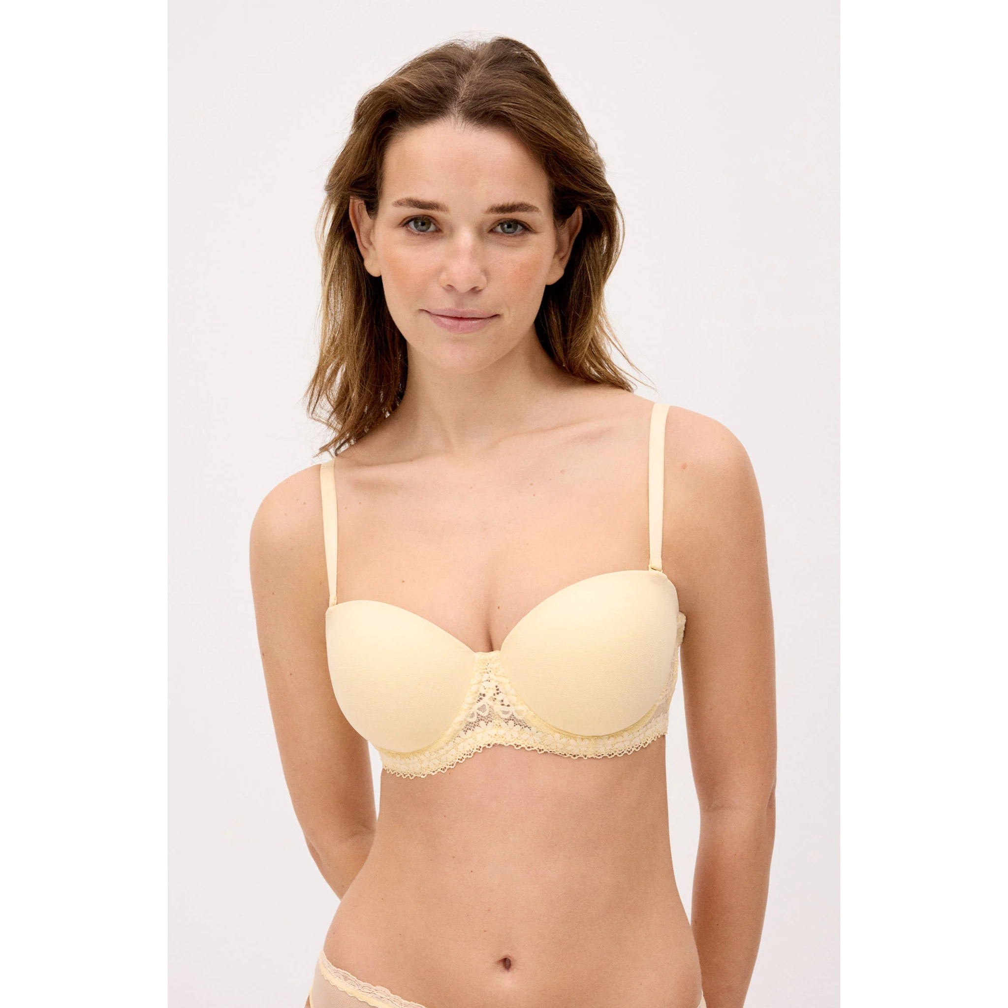 Reggiseno senza spalline Dorato