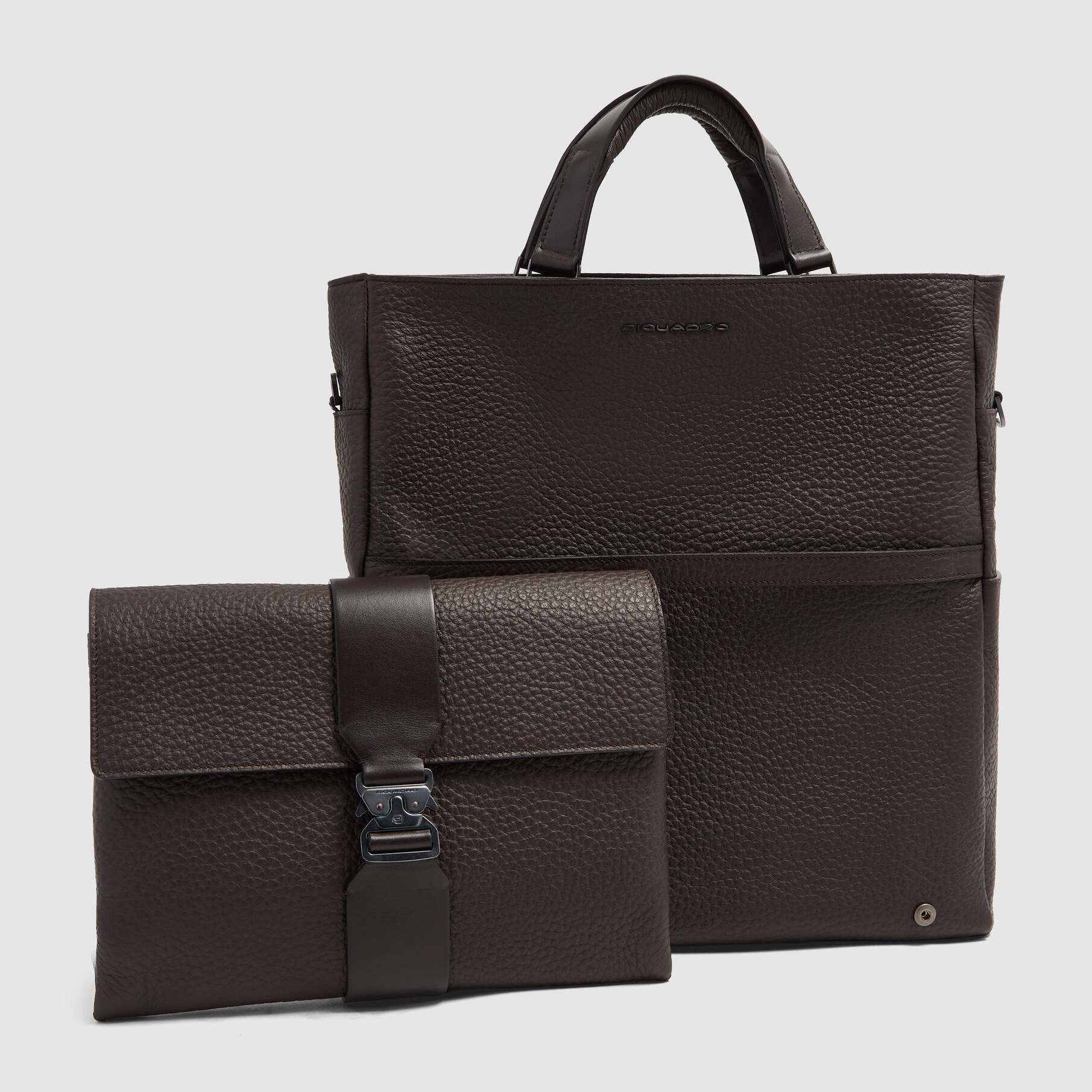 Piquadro Tote bag portabile a zaino per pc 14"