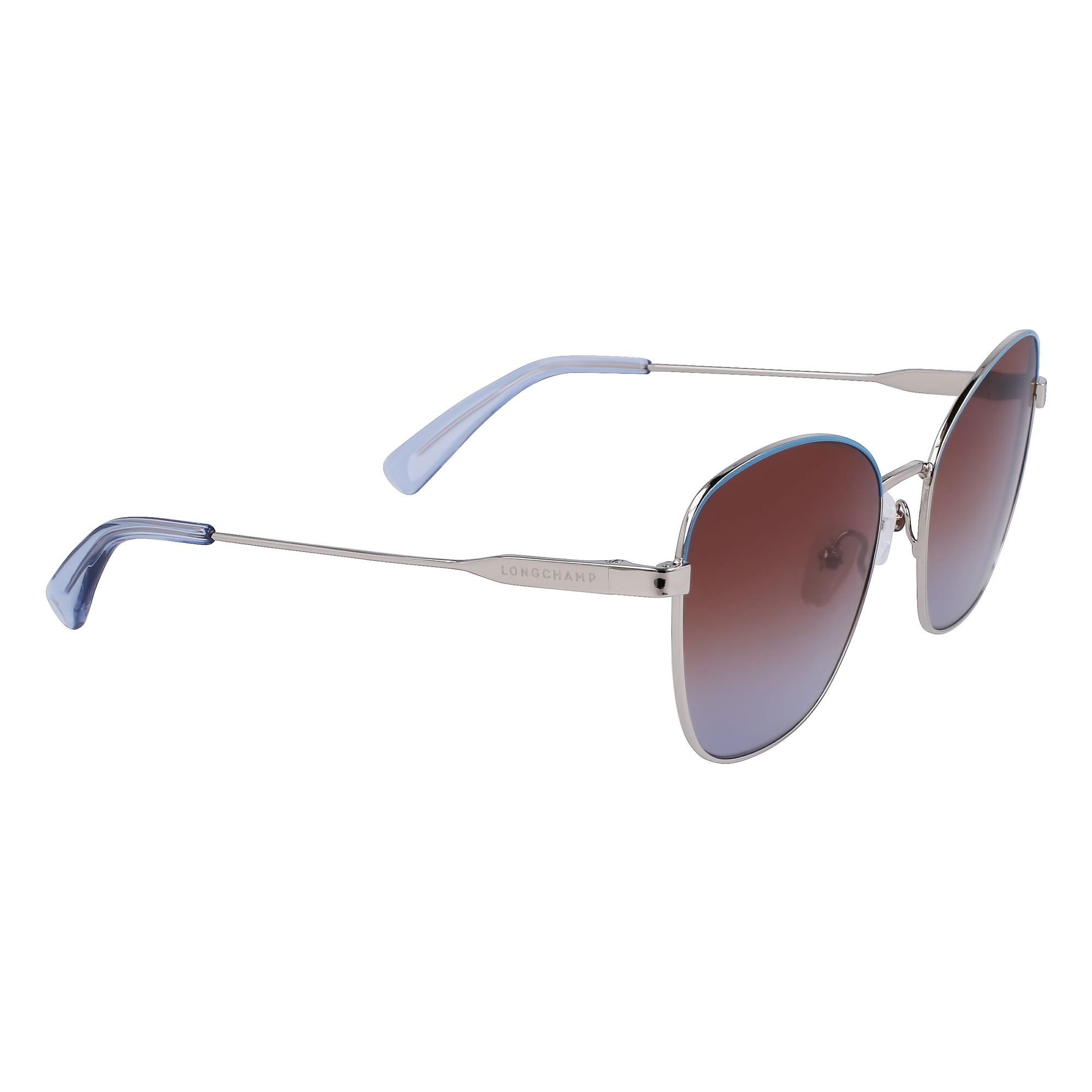 Longchamp - lunettes de soleil - gris - Couleur des verres : rouge - indice solaire : cat. 2