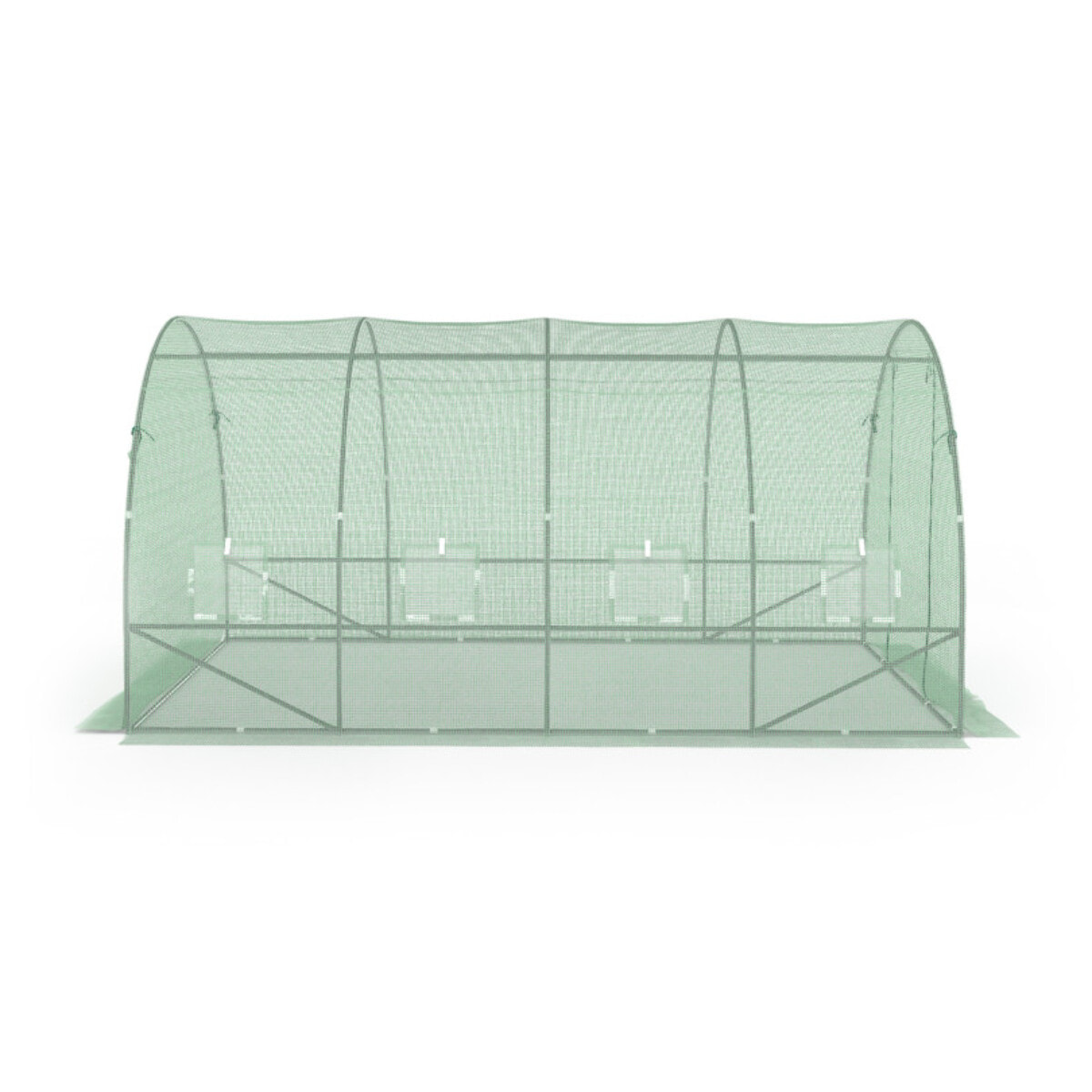 Serre tunnel verte 3x4m
