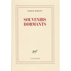 Modiano,Patrick | Souvenirs dormants | Livre d'occasion