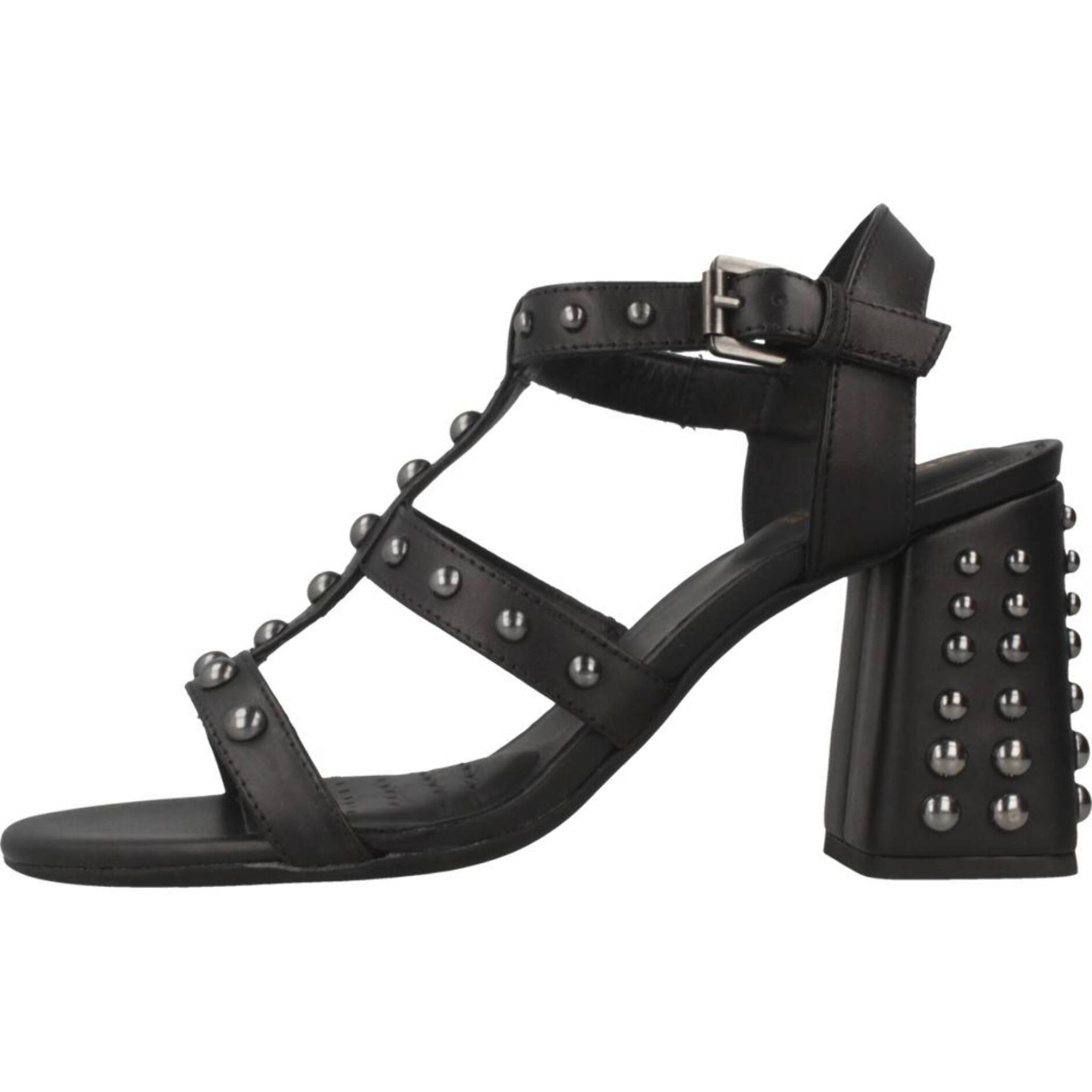 Sandalias Mujer de la marca GEOX  modelo D SEYLA SANDAL HIGH NEGRO