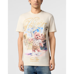 PHILIPP PLEIN Round Neck T-Shirt Teddy Tennis